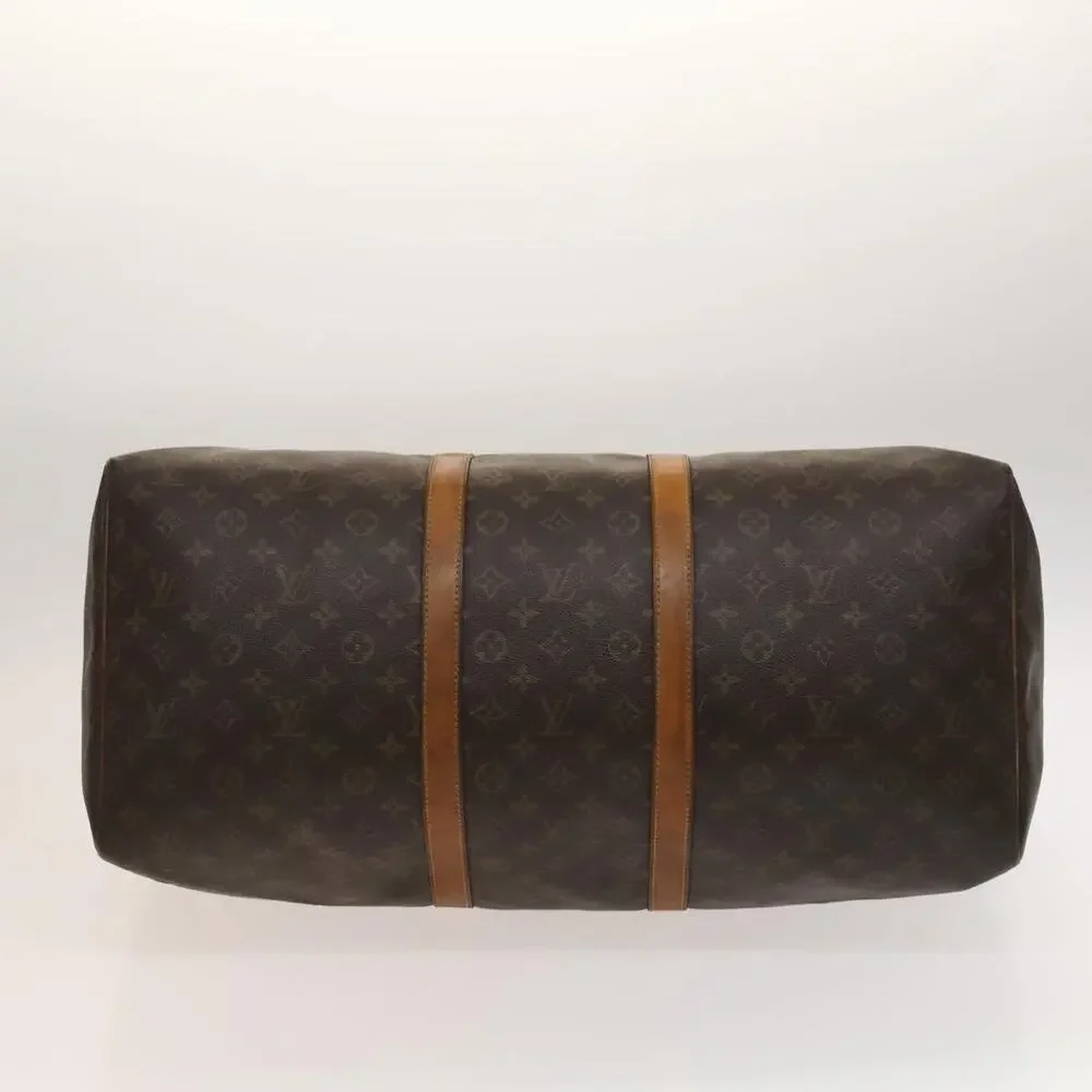 LOUIS VUITTON Monogram Keepall 55 Boston Bag M41424